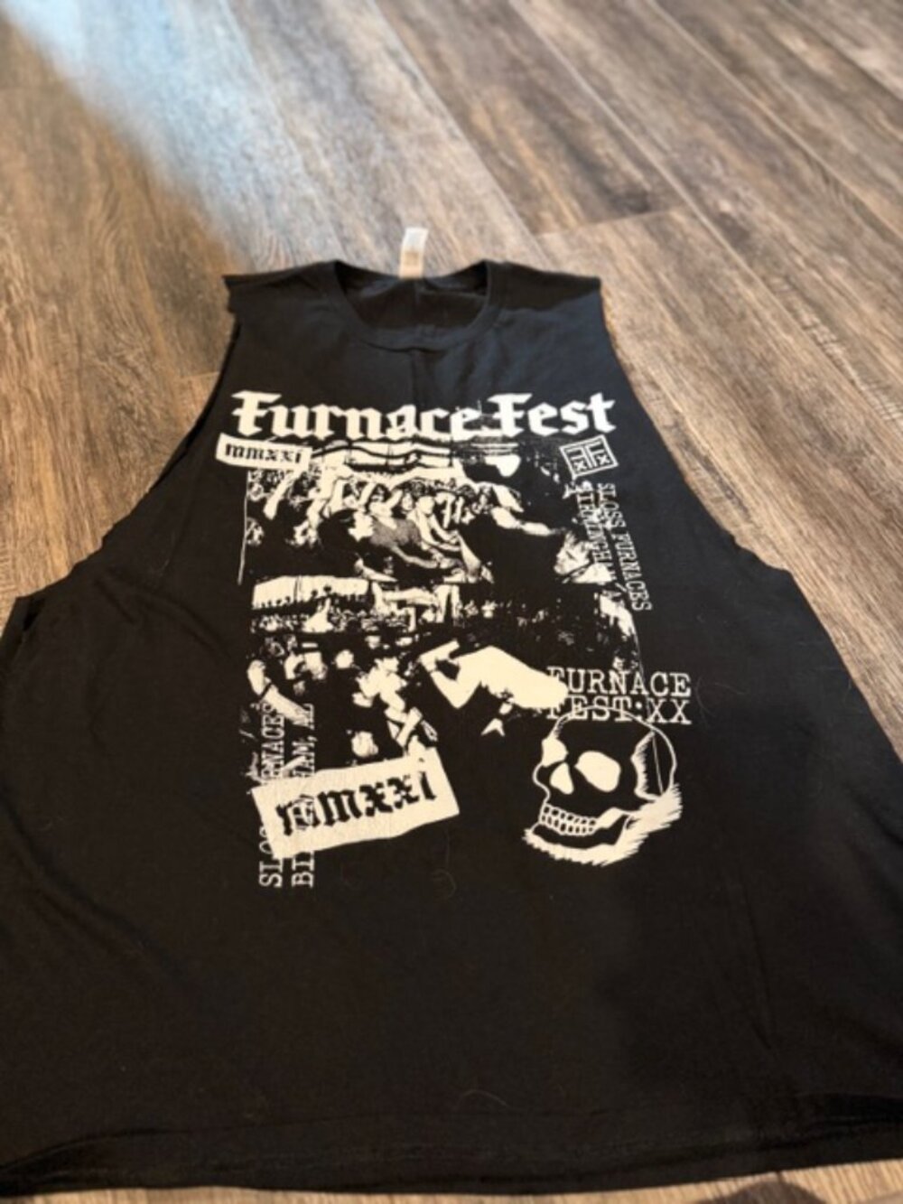 Furnace Fest - Gym Cut off Tank top - XL